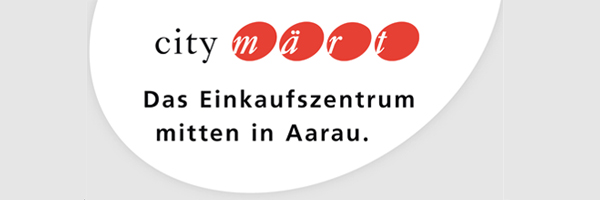 Bild Sonntagsverkäufe - die informative Plattform für alle Öffnungszeiten - Logo -city-maert-aarau