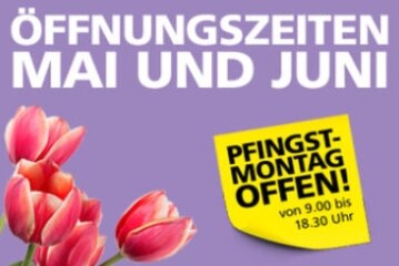Einkaufen am Pfingstmontag, 6. Juni 2022